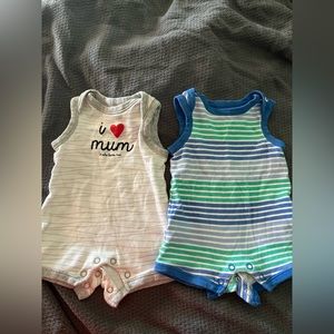 Baby boy 2 pack onesie newborn
